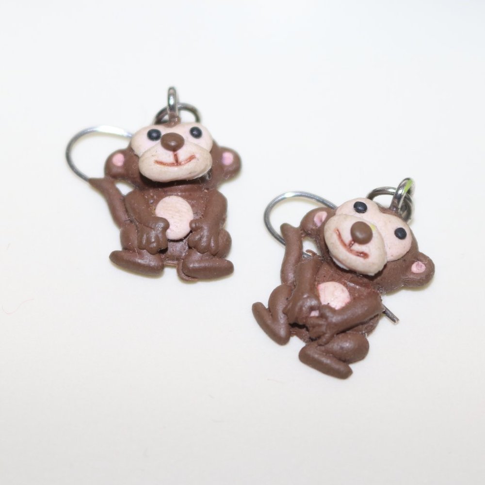 Monkey Earrings
